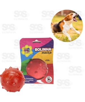 Bolinha Maciça 75mm Para Pet Cravinhos Cores Variadas 2749