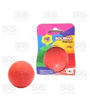 Bolinha Maciça 75mm Para Pet Lisa Cores Variadas 2725