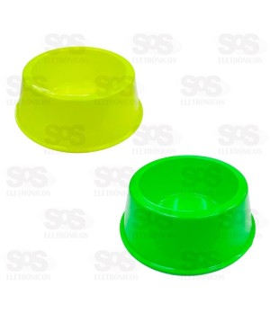 Comedouro Clássico Pequeno 300ML Cores Variadas Pet Toys