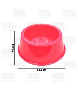 Comedouro Clássico Grande 1000ML Cores Variadas Pet Toys