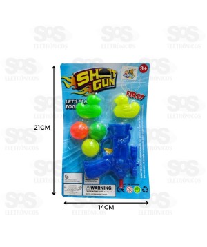  Pistola Lança Bolas De Plástico Toy King TK-AB4673