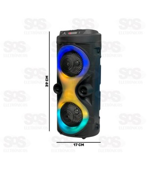 Caixa De Som Bluetooth 10W LED RGB KTS-4211