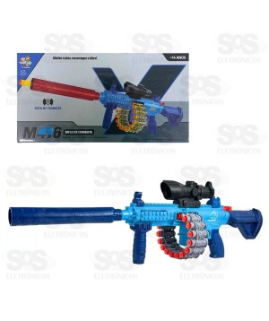 Metralhadora Com Tambor Lança Dardos Toy King TK-AB6581