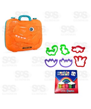 Maleta Dino Massinha De Modelar Pica Pau 911