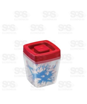 Porta AlgodãoCom Tampa Cores Variadas Rainha 79