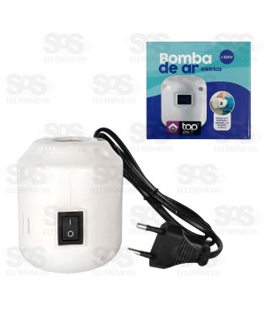 Bomba Elétrica De Ar Portátil 220V Top Útil TOP0864-2
