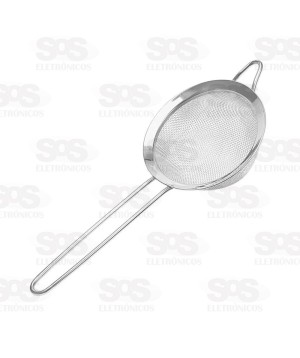 Peneira Média De Aço Inox 16CM Top Útil TOP0875