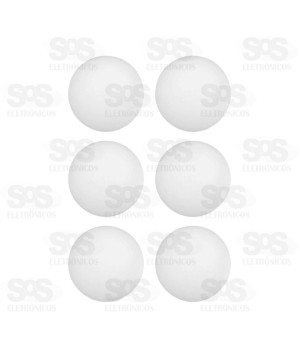 Bolinhas de Ping Pong 6 Unidades 20341