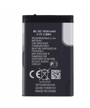 Bateria Recarregável Li-ion 3.7V 1020 mAh BL-5C
