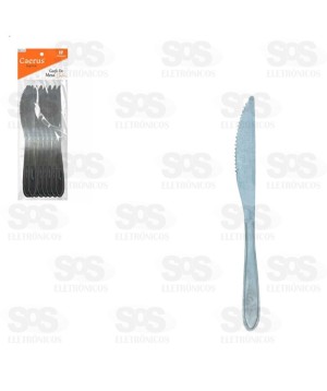Kit Faca De Mesa Deli Com 12 Unidades CRS-2356