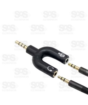 Adaptador P3 Para Fone E Microfone G-002