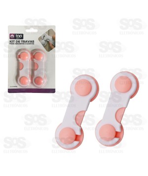 Kit de Travas Para Armários e Gavetas Top Útil TOP1085
