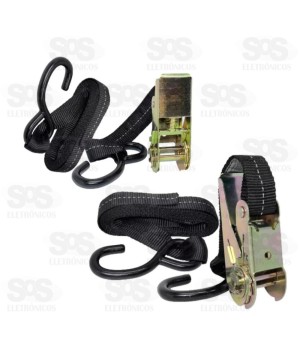 Kit com 4 Cinta Para Amarraçao 4.5M x2,5cm FBG 3401