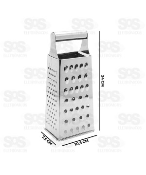 Ralador 4 Faces Inox Top Útil TOP1251