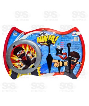 Coleção Ninja Arsenal 5 Peças Mini Toys 6473