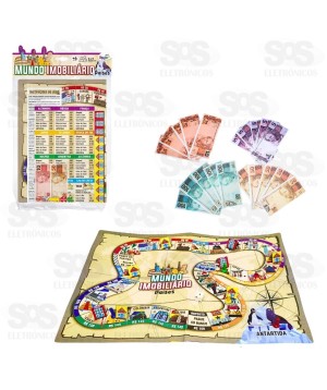 Jogo Mundo Imobiliário Países Mini Toys 6480