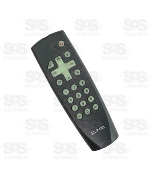 Controle Remoto Toshiba Tubo Eletromex LE-7180