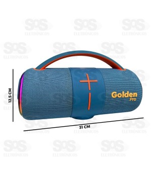 Caixa De Som 50W Resistente À Água Golden Pro GP-225