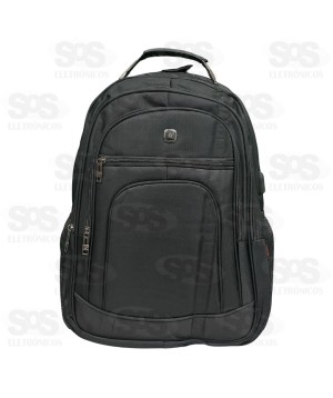 Mochila Empresarial Grande 4 Bolsos New Force 1102
