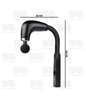 Bastão De Massagem Multifuncional 9 Velocidades Tomate AM-028