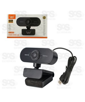 Webcam Com Microfone USB 1080P Altomex AL-ZP209
