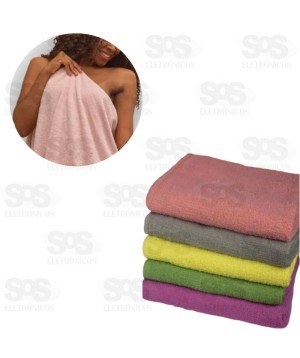 Toalha de Banho Padrão 61 x 126cm Cores e Estampas Variadas Palma Luzani