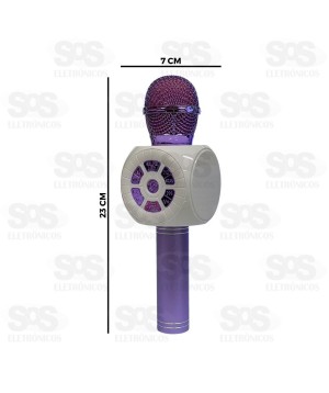Microfone Bluetooth Com LED Altomex AM-920