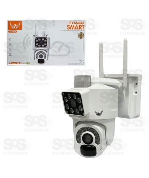 Câmera Dupla de Segurança Inteligente Wi-Fi Altomex AL-S828