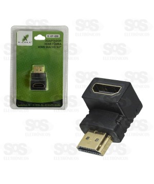 Adaptador HDMI 90 Graus X-Cell XC-APP-HDMI