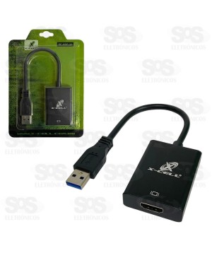 Cabo Conversor USB Para HDMI X-Cell XC-ADP-36