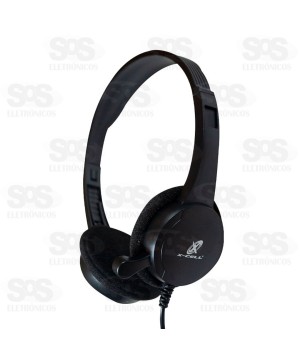 Fone Headset Com Microfone X-Cell XC-HS15