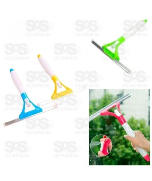 Rodinho Limpa Vidro 2 em 1 Spray Borrifador FXRL10