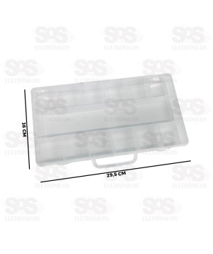 Caixa Organizadora Transparente 12 Divisões XC-CO-09