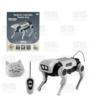 Robô Pet Cachorro/Gato Com Controle Remoto XC-ROBO-BT-01