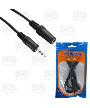 Cabo Extensor P2 Stereo 1 Metro Inova CBO-7594