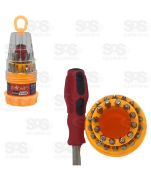 Jogo de Ferramentas Precisão 31 Em 1 Inova KV-483