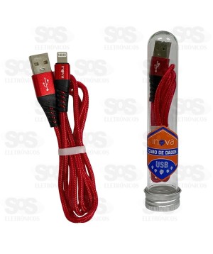 Cabo De Dados Tubo Iphone 1 Metro Inova 11078