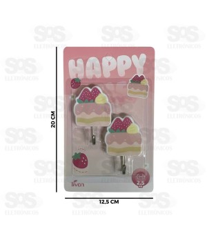 Ganchos Multiuso Autoadesivos 2 Peças 6565