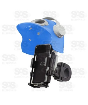Suporte de Celular Para Moto e Bike Capacete It-Blue LE-106