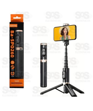 Bastão De Selfie Com Controle Remoto Tripé Basike BA-SPO260