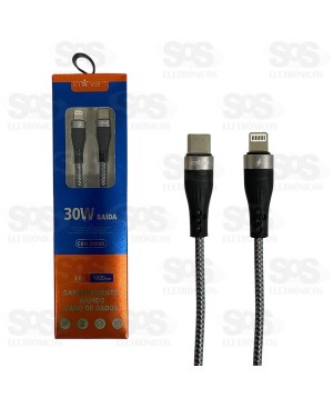 Cabo De Dados 30W Type C Para Iphone 1 Metro Inova CBO-20020