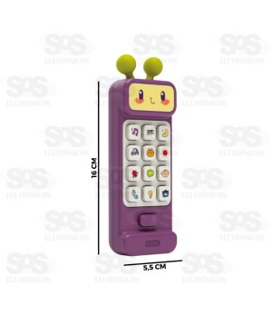 Telefone Infantil Musical Com Mordedor Polibrinq BB035