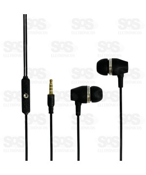 Fone De Ouvido Estéreo Com Microfone Inova FON-9922