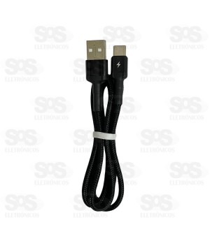 Cabo De Dados Tubo 3.4A Type C 1 Metro Inova CBO-20229