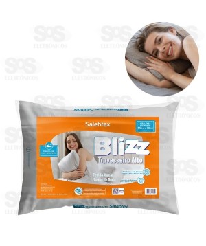 Travesseiro Blizz Toque de Seda 48X68 CM em Poliéster