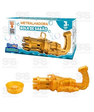 Metralhadora Bola De Sabão Homeplay 1046