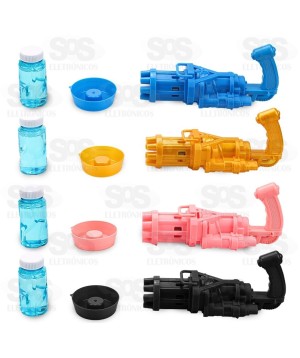 Metralhadora Bola De Sabão Homeplay 1046