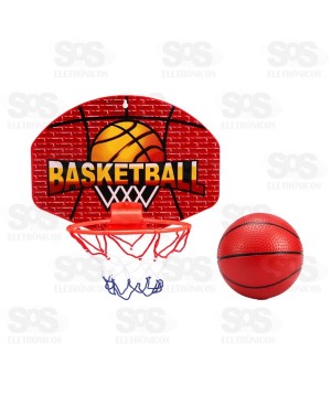 Kit Cesta De Basquete Infantil Homeplay 1050