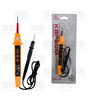 Caneta Testadora Tensão e Corrente Kapbom KA-1281