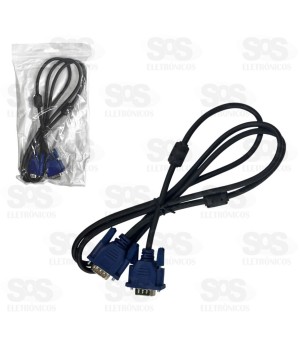 Cabo VGA Para VGA 1,5 Metros SU-007